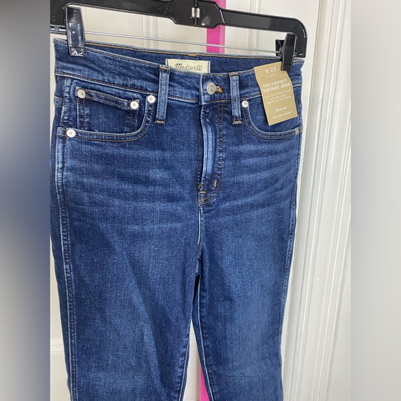 NWT MADEWELL THE PERFECT VINTAGE JEANS SIZE 25 - Picture 3 of 6